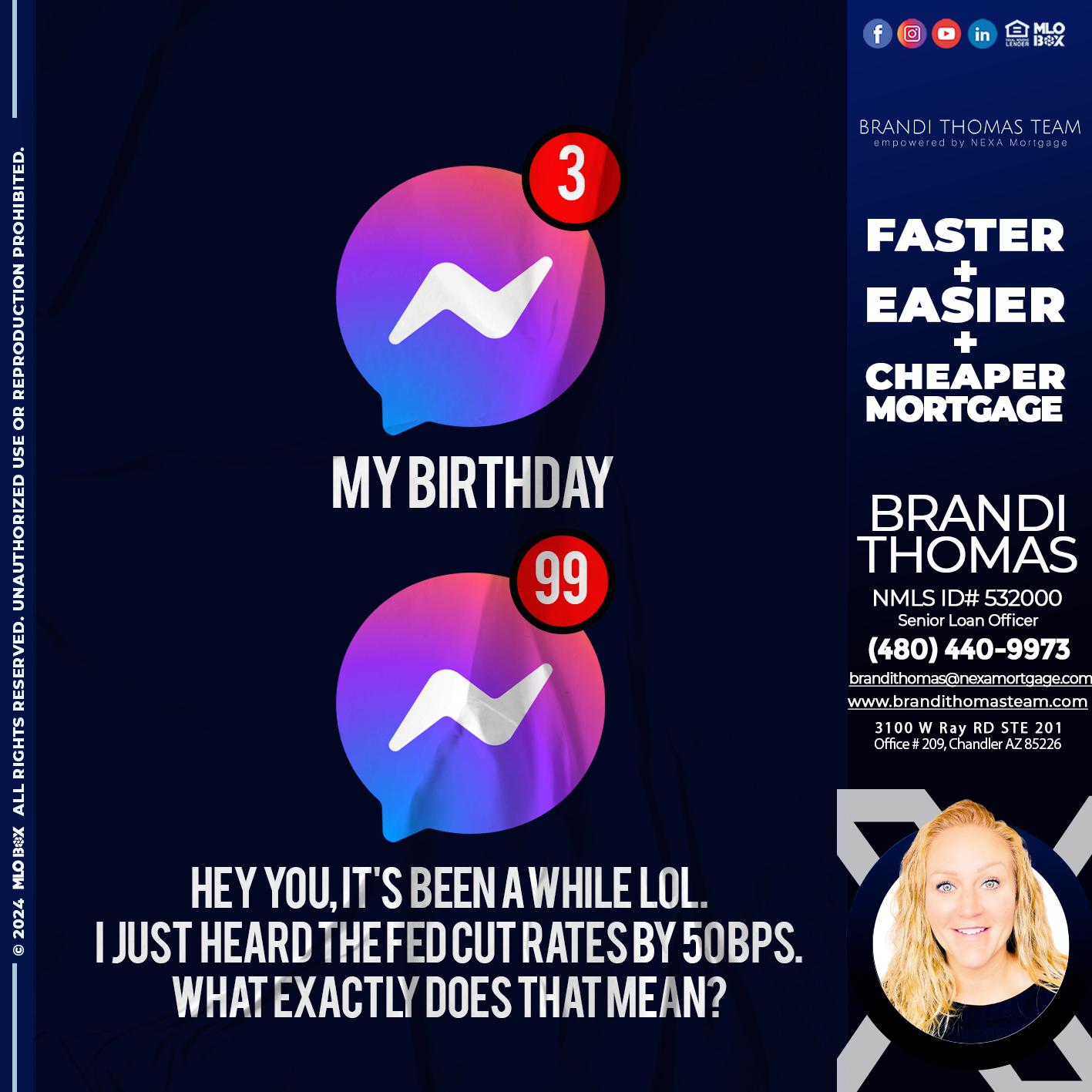 birthday - Brandi Thomas Team -Senior Loan Officer