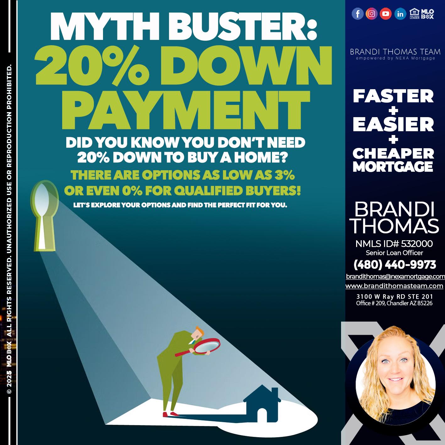 myth buster - Brandi Thomas Team -Senior Loan Officer