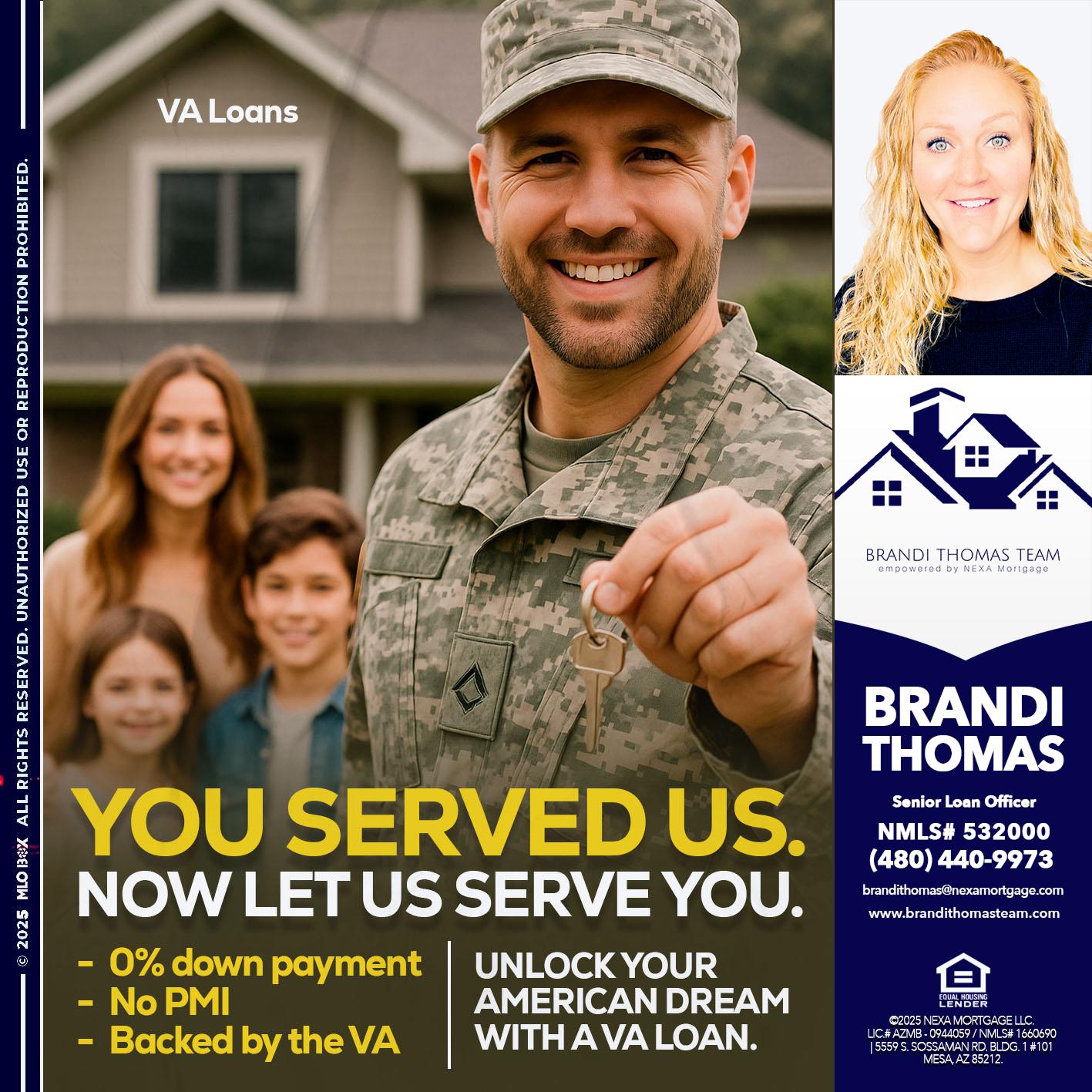 YOU DESERVED - Brandi Thomas Team -Senior Loan Officer