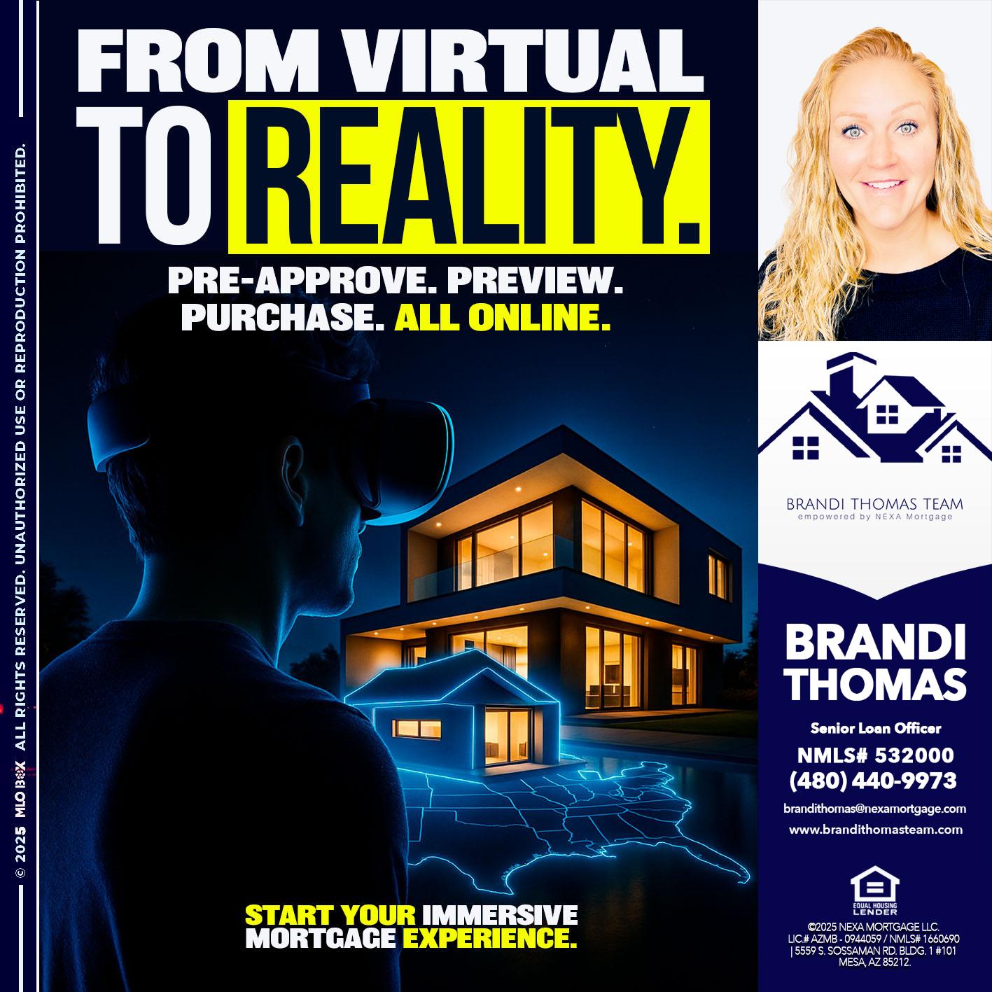 FROM VIRTUAL - Brandi Thomas Team -Senior Loan Officer