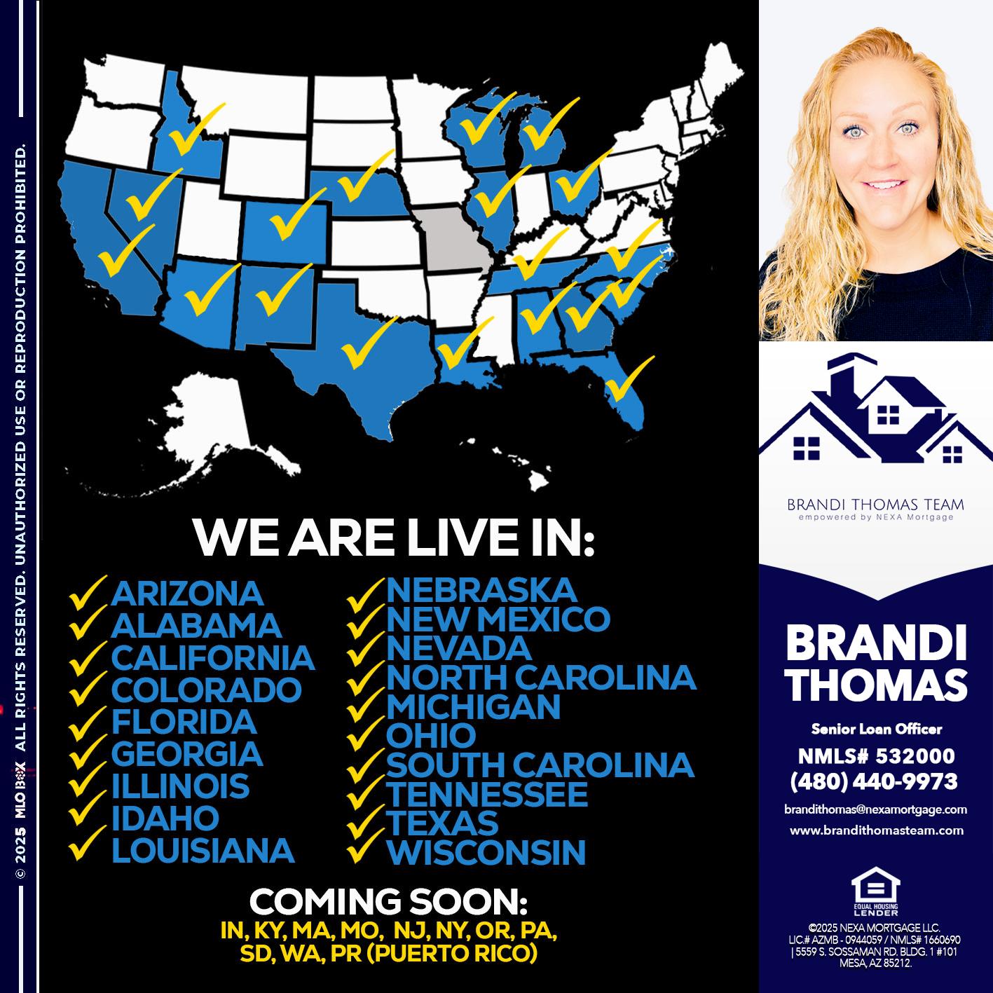 New Mexico live - Brandi Thomas Team -Senior Loan Officer