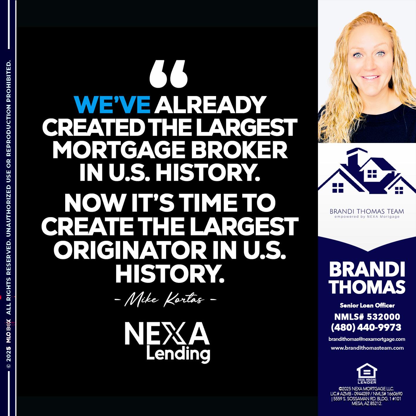 MIKE KORTAS - Brandi Thomas Team -Senior Loan Officer