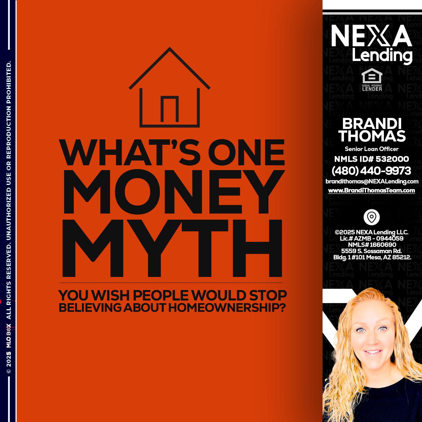 WHATS ONE - Brandi Thomas Team -Senior Loan Officer