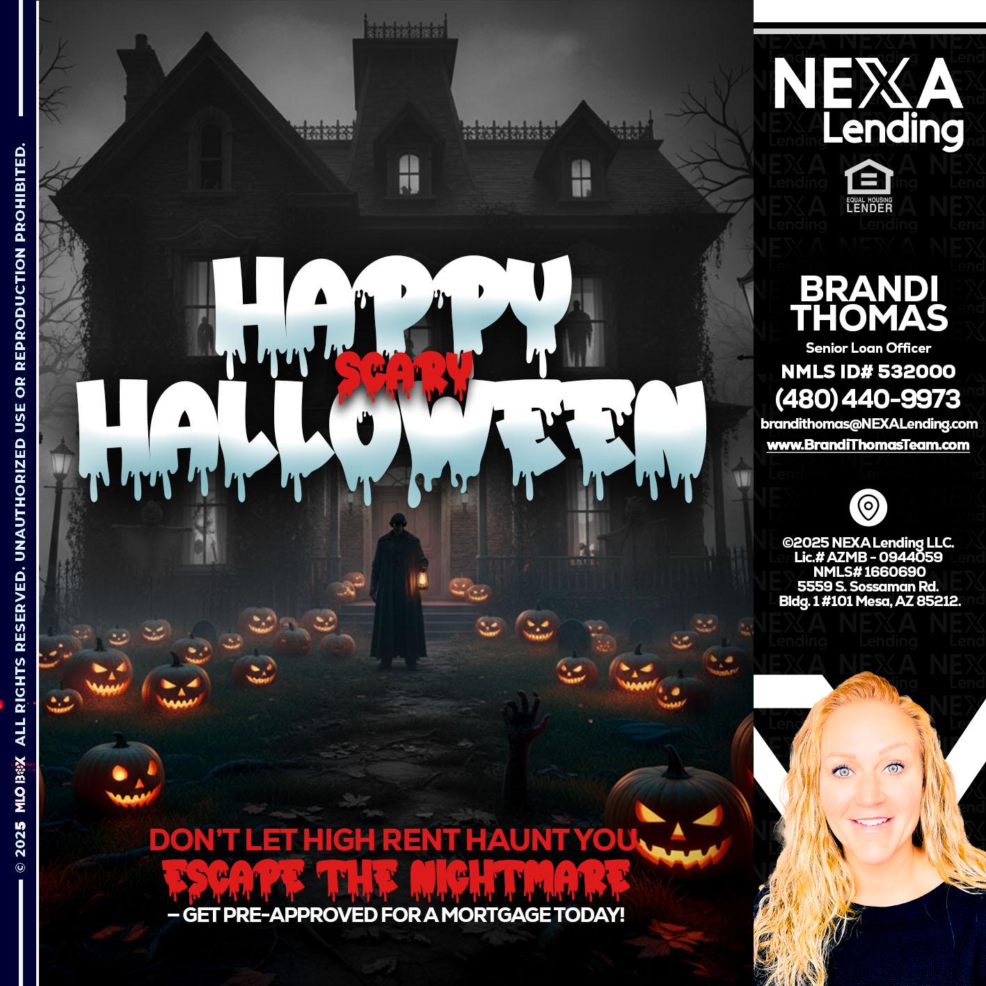 HAPPY HALLOWEEN - Brandi Thomas Team -Senior Loan Officer