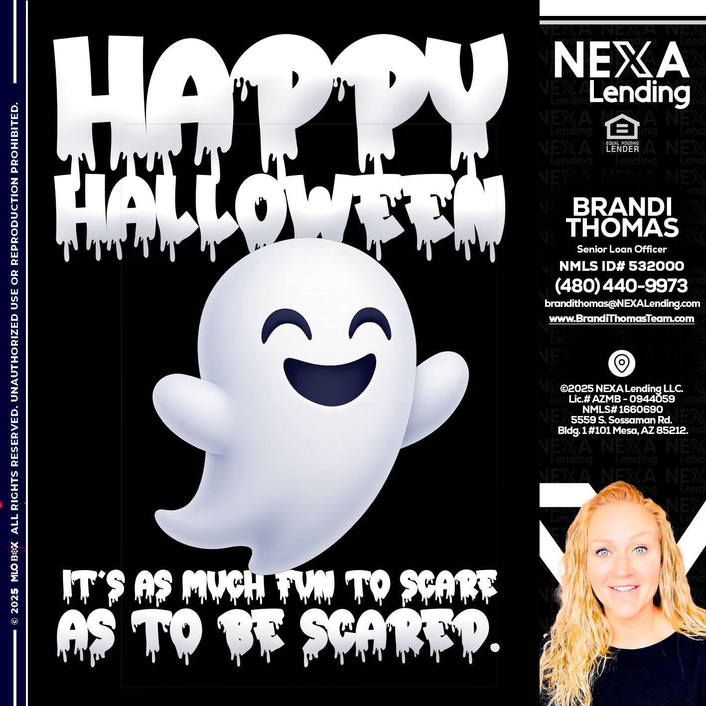 HAPPY HALLOWEEN - Brandi Thomas Team -Senior Loan Officer